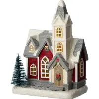 Intratuin Kersthuisje Kerkgebouw 11,5 X 8 X 16 Cm