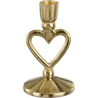 Mica Decorations Kandelaar Hart Goud 7,5 X 7 X 15