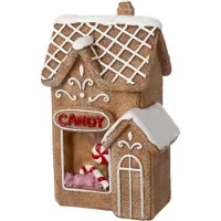 Intratuin Kersthuisje Pepra Peperkoek Snoepwinkel 9 X 7 X 14 Cm