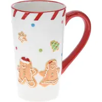 Home Styling Collection Keramische mok in de vorm van een peperkoekmannetje, 570 ml