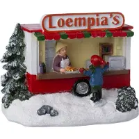 Intratuin Kerstdorpminiatuur Loempiakraam 10,8 X 7 X 8,2 Cm