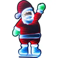 Intratuin Infinity Light Elvara Kerstman Zwaaiend Met Verlichting 37,7 X 15 X 59 Cm