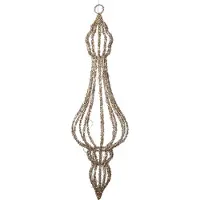 Intratuin Kersthanger Sem Goud Met Verlichting D 19 H 63 Cm