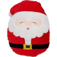 Intratuin Sierkussen Santy Kerstman Rood / Wit 35 X 26 X 14 Cm