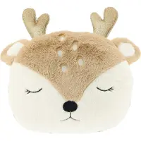 Unique living Sierkussen Reindeer Beige 35 X 30 X 10 Cm