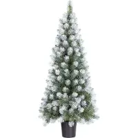 Black Box Kunstkerstboom Norton Besneeuwd D 60 H 120 Cm