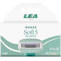 Lea Women Soft 5 Sensitive Mini Razor Blades 2 pack