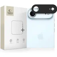 Tech-Protect iPhone Air Zilver Camera Beschermer Zwart