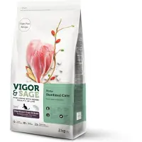 Vigor and Sage Kattenvoer Droog Adult Sterilized Care Poria 2 kg