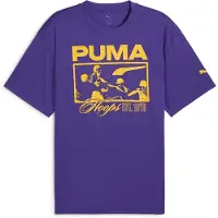 Puma Rival Rage 1 T-shirt Met Korte Mouwen Paars S