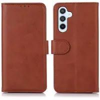 Mobigear Telefoonhoesje geschikt voor Samsung Galaxy S25 FE Hoesje | Wallet Bookcase Portemonnee | Pasjeshouder voor 3 Pasjes | Telefoonhoesje voor Pinpas / OV Kaart / Rijbewijs - Bruin