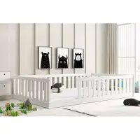 BMS - Kinderbed - 120x200 - Wit - Met Matras