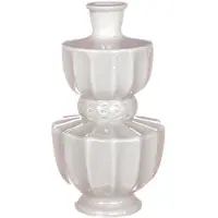 Ideas 4 Seasons Vaas Bellagio crème Ø11xH20cm crème Keramiek Vaas