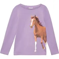 s.Oliver Shirt bruin / pueblo / lila / wit