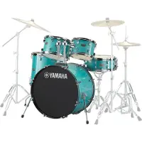 Yamaha Rydeen 22" Drum Kit with Paiste Cymbals & DS550U Drum Throne Sky Blue