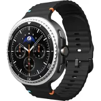 Cazy Horlogebandje geschikt voor Samsung Galaxy Watch Bandje (ActiveFlex) - Smartwatchbandjes - Universeel bandje geschikt voor Samsung Galaxy Watch 8 / Watch 8 Classic - Zwart