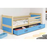 BMS RICO - Eenpersoonsbed - 90x190 cm - Jongeren - Den en Blauw