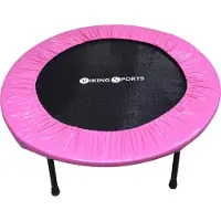 Viking Choice Viking Sports Fitness Trampoline - Opvouwbaar - Roze/Zwart - Ø 101 cm
