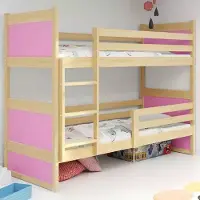 BMS - Bunk Bed - 90X190 - Pine/Pink
