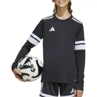 Adidas Voetbalshirt Squadra 25 Lange Mouwen - Zwart/Wit Kids