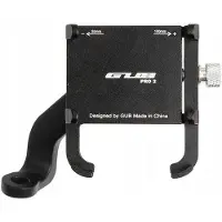 GUB PRO2 Aluminium Telefoonhouder Motorfiets Fiets - Zwart