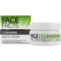 Face Facts Cleansing Night Cream with vitamin E - Nachtcreme