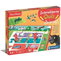 Clementoni Leren en spelen. Interactieve quiz Dieren - Uczę się bawiąc. Interaktywny quiz Zwierzęta