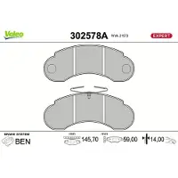 Valeo 302578A Remblokken