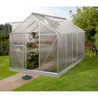 Pergart Kas Triton 6200 - Polycarbonaat 6mm - Aluminium - 198x317x208cm