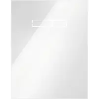 Tece TECElux - Bovenste bedieningsglasplaat met elektronische sen-Touch-bediening, wit glas 9650002