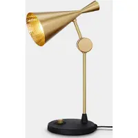 Tom Dixon Design tafellamp Beat, dimbaar, messing / goud, Woon-/ Eetkamer, Messing, Design, tafellamp