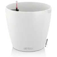 Lechuza CLASSICO Color 18 - Plantenbak - met bewateringssysteem - ALL-IN-ONE set met LECHUZA-PON - wit