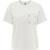 ONLY - ONLPOSH LIFE S/S BLING POCKET TOP BOXJRS - Dames - Blouses