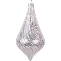 Clayre & Eef Kerstbal Overig Ø 8x17 cm Roze Glas Kerstballen