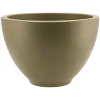 DK Design Bloempot/plantenpot Vinci - olijfgroen mat - voor kamerplant - D21 x H31 cm