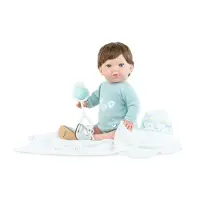 Marina & Pau Marina - Pau pop Newborn Teo 45cm - speelgoedpop multicolor.
