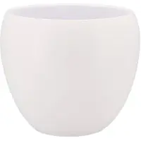 DK Design Bloempot/plantenpot - Vinci - wit mat - voor kamerplant - D19 x H22 cm