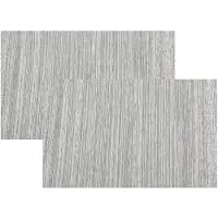COSY&TRENDY Cosy & Trendy Placemats - 8x - rechthoekig - geweven zwart/wit - 30 x 45 cm - Tafel dekken
