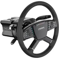 Moza RS071 Trucking Wheel Bundel + Multi-Function Stalks – Professioneel Sim Racing Stuurwiel en Programmeerbare Truckbediening voor Euro/US Truck Simulator - PC
