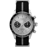 Timex Analoog horloge 'Waterbury Heritage' zwart / zilver