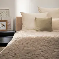 Hobby Hall - Narzuta - Beige - 200x220 cm - Żakardowa Mikrofibra