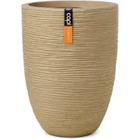 Capi Europe Vaas elegant rib nl d46h58cm beige
