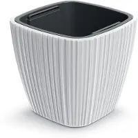 Prosperplast Bloempot Vierkant Oro Square 40x40cm WIT