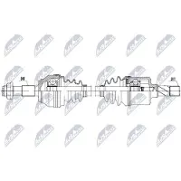 NTY NPW-CT-168 Aandrijfas