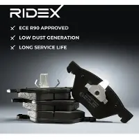RIDEX 402B1592 Remblokken