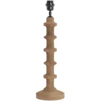 Light & Living Lampvoet Ø16x45 cm CECILY hout mat grijs-bruin