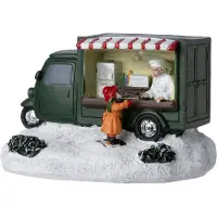 Intratuin Kerstdorpminiatuur Camper Kraam 12 X 7,3 X 7,3 Cm