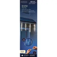 Lumineo Decoris Led Ijspegelverlichting - 60 Led's - Warm Wit - 40cm - Binnen & Buiten