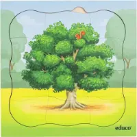 Educo Groeipuzzel bos - Eikenboom