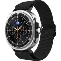 Cazy Horlogebandje geschikt voor Samsung Galaxy Watch Bandje (Urban Textura) - Smartwatchbandjes - Universeel bandje geschikt voor Samsung Galaxy Watch 8 / Watch 8 Classic - Zwart